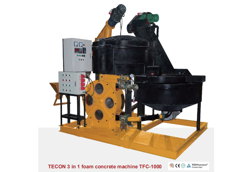 태 강 3 합 1 버 블 콘크리트 기계 TFC - 1000
